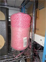 Large Roll Of Red Twine pullstring for electrical