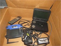Mixed lot of Networking Gear & Portable DVD