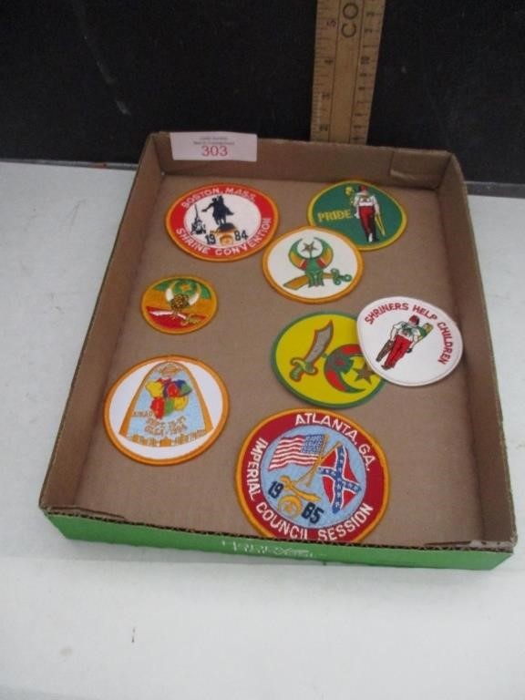 Shriners patches