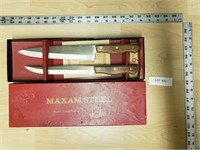 VIntage Maxam Stainless Steel Knives , M-2