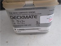 Deckmate screws #9 x 3"
