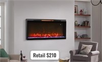 Style Selections 42in Electric Fireplace