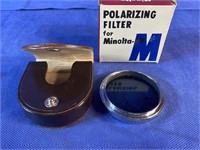 Vintage Polarizing Filter for Minolta