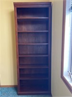 Pair of wooden shelves. Each measures 32 inches
