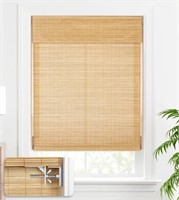 24 1/5'' W X 72'' H Bamboo Roller Shades