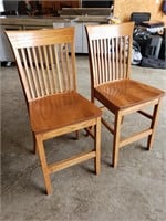 (2) American Heritage Oak Chairs