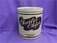 Charles Chips Tin 8x9"