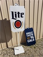 Miller Lite Metal Display