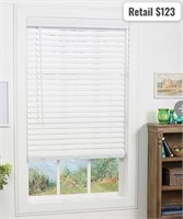 Allen + Roth Faux Horizontal Blinds 72inx64in