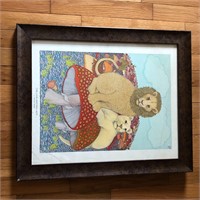 Framed The Lion & His Lady / Ebborn Art Print