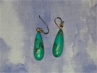studio barse turquoise ear rings