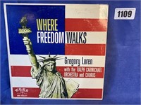 Album Where Freedom Walks by Gregory Loren