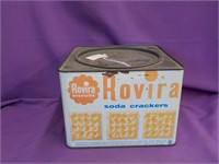 Rovira Soda Cracker Tin 8x8x6"