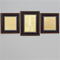 Premium Framed Charters of Freedom