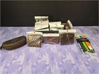 pack of combs, sunglasses & lg qty new wallets