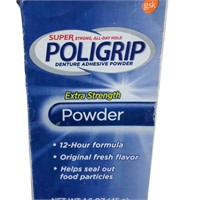 Poligrip denture powder boxed