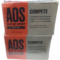 4pk AOS art of sport body bar soap