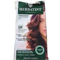 Permanent hair color gel