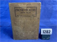 HB Book, Prose & Poetry Ninth Year By McGraw,