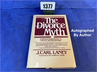 HB Book, The Divorce Myth, Signed By Author,