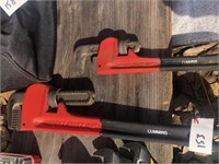(2) Pipe Wrenches (18" & 10")