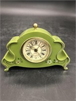 Vintage Westclox Green Plastic Clock