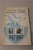 United States Postage Stamps 1847-1967 Book