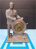 FDR mantle clock "The Man of the Hour"