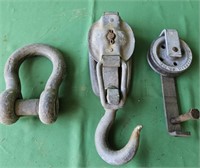 General Purpose Clevis, Snatch Block Pulley