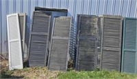 Wooden and plastic shutters