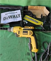 Dewalt 3/8" drill in case