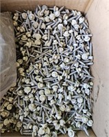 10 lb. screws for metal siding, brown&white