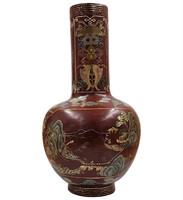 A Fine Chinese Lacquered Vase 19th Century