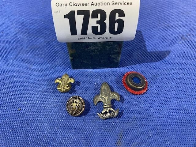 Boy Scout Pins & Plastic & Metal Pocket Pin