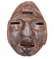 Antique Chinese Soapstone Mask