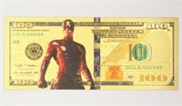 100 Usd Daredevil 24k Gold Foil Bill