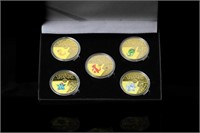 Pokemon Characters Collectible Coin Set in Box