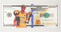 1000000 Usd Kobe Bryant 24k Gold Foil Bill