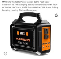 MARBERO Portable Power Station 200W