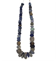 A String Ancient Lapis Lazlui Beads Various Sizes