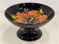 Moorcroft Hibiscus Footed Bowl
