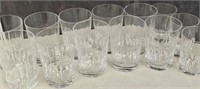 Lead Crystal Water Glasses Lot