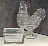 Crystal Nesting Rooster Lot