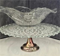 Crystal Cake Stand Lot