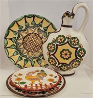 Portugal Style Signed Pottery