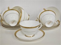 Royal Doulton "Royal Gold" Teacups/Saucers