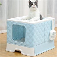 N9156  PAWZ Road Cat Litter Box, Drawer Type, Blue