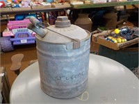 Galvanized Metal Pour Can 6x11"