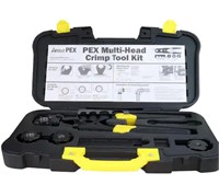 Multi-Head PEX-B Crimp Tool Kit