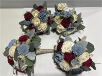 4- wedding floral bouquets